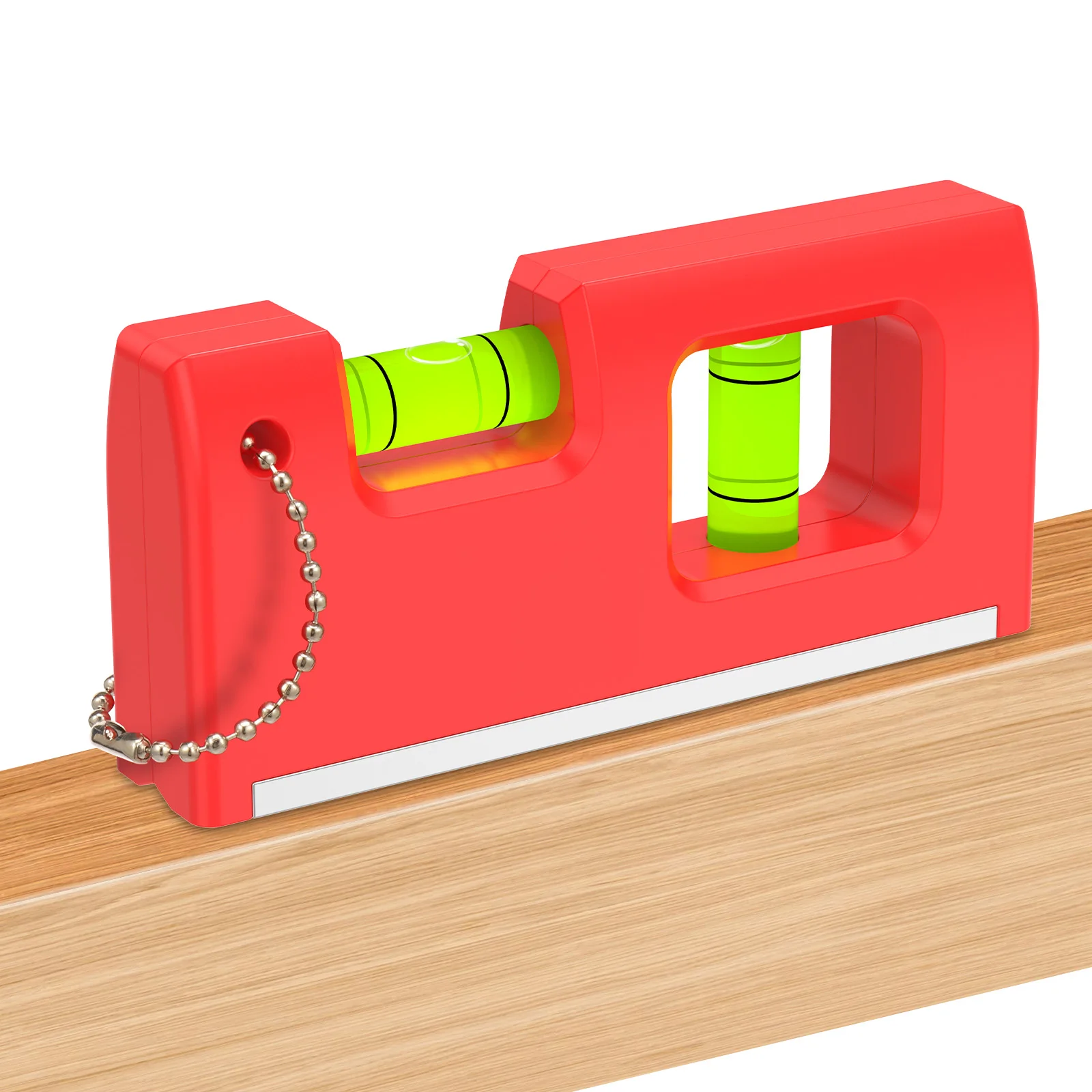 1 Pc Mini Magnetic Spirit Level Small Horizontal Vertical Pocket Level with 2 Bubble Portable Measuring Layout Tools for Home