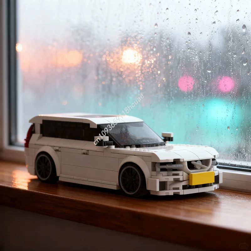 

401 деталь MOC Volvoeed Polestar White City Champions: Конструктор-модель, архитектурные блоки, игрушка, идея для рождественского подарка, креативное образовательное пособие