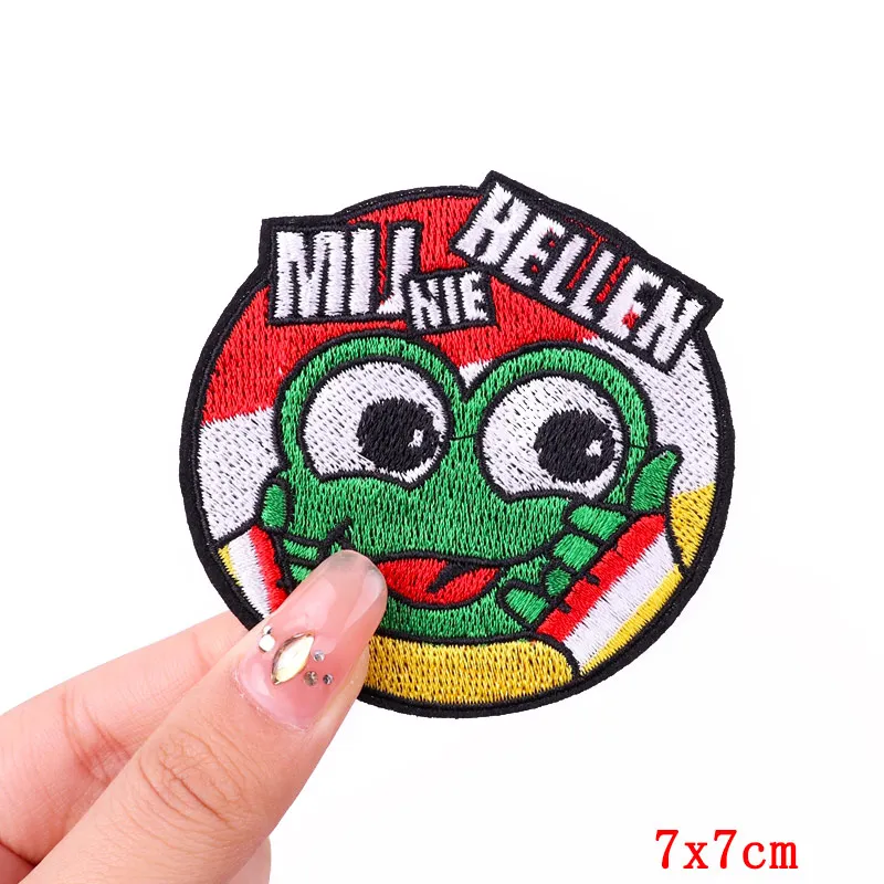 Borduurpatch Nederland Oeteldonk Geborduurde patches Opstrijkbare patches Carnaval voor Nederland Patches voor kleding Naai DIY