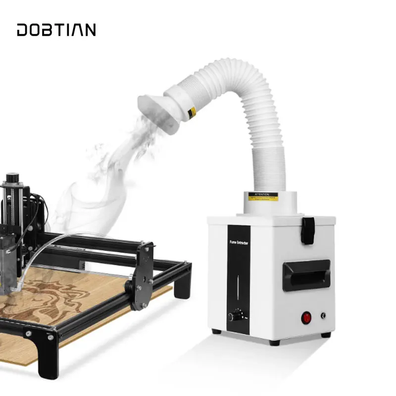 Laser Smoke Purifier Fume Extractor Smoke Solder Welding Absorber For Laser Engraving Machine CNC Machine Dust Extractor