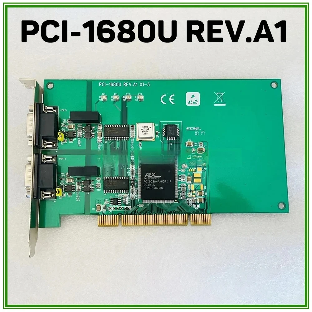 Data Capturer Card For Advantech Dual Port CAN Universal Communication Card With Isolation Protection Function PCI-1680U REV.A1