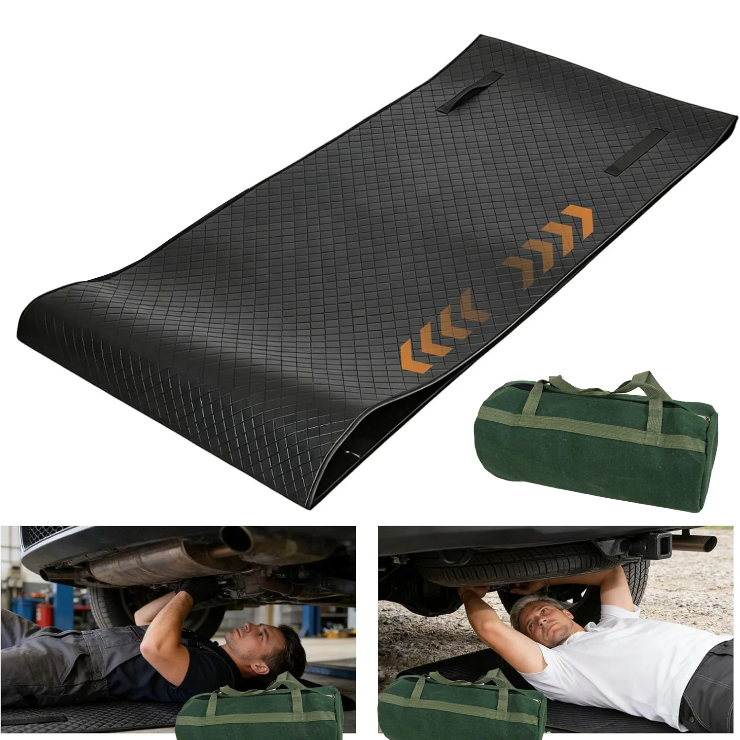 57x27in 57x27in Rolling Creeper Mat And Tool Kit Mechanic Mat with Zero Ground Clearance for Car Work Under Car Roller Accessory - Aliexpress Deal
