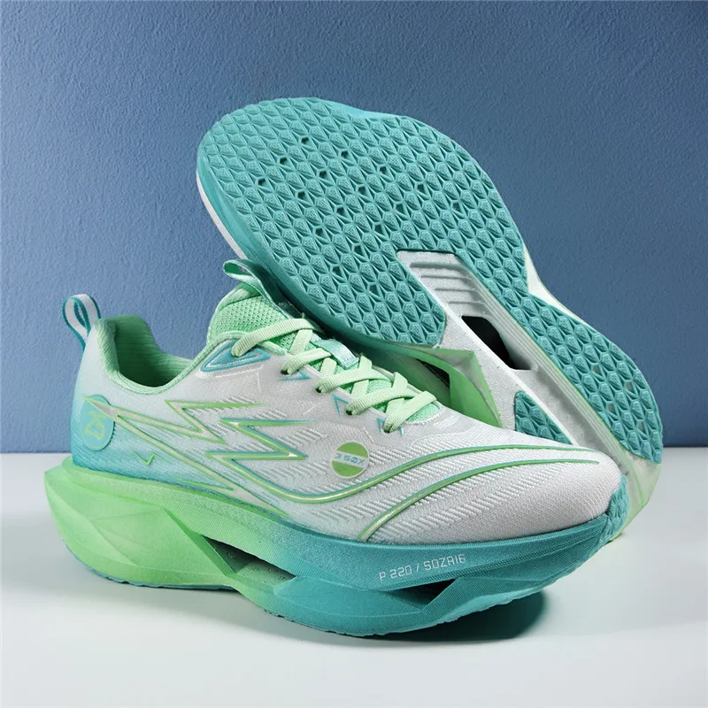 

Мужские кроссовки, новинка 2025, дышащие амортизирующие кроссовки для марафонских гонок, удобная нескользящая мужская спортивная обувь