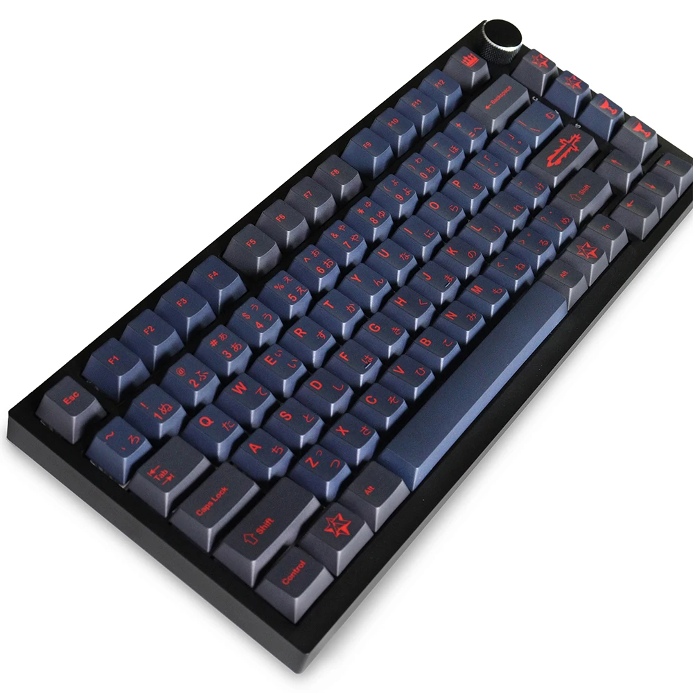 Alter Cherry Profile Keycaps PBT Material 129 Keys Five Side Dye-Sub Keycaps for 61/64/87/104/108 Mx Switch Mechanical Keyboard