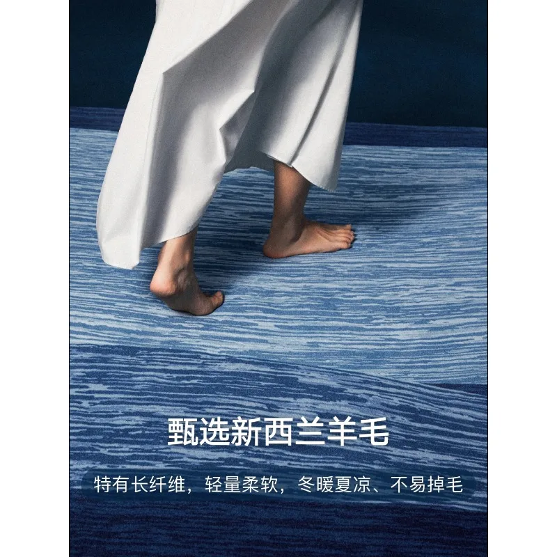 Wollen tapijt in de woonkamer