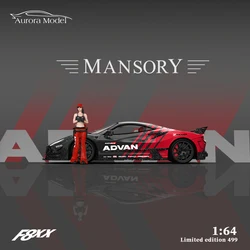 AuroraModel AM 1:64 F8 Tributo Mansory F8XX limited499 Diecast Model Car