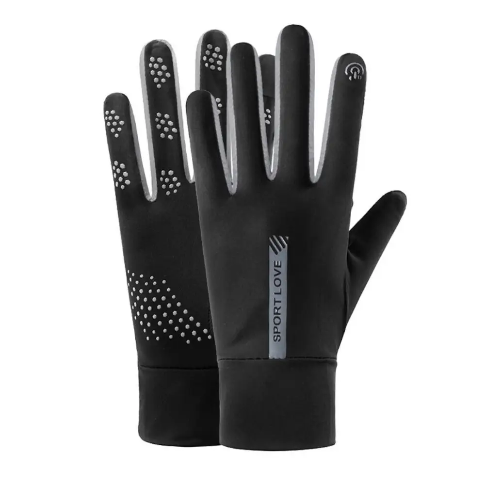 

Screen Gloves Two Finger Opened Fingertip Breathable Half Fingers Summer Gloves Sunscreen Gloves Anti-UV Gloves Ice Silk Gloves