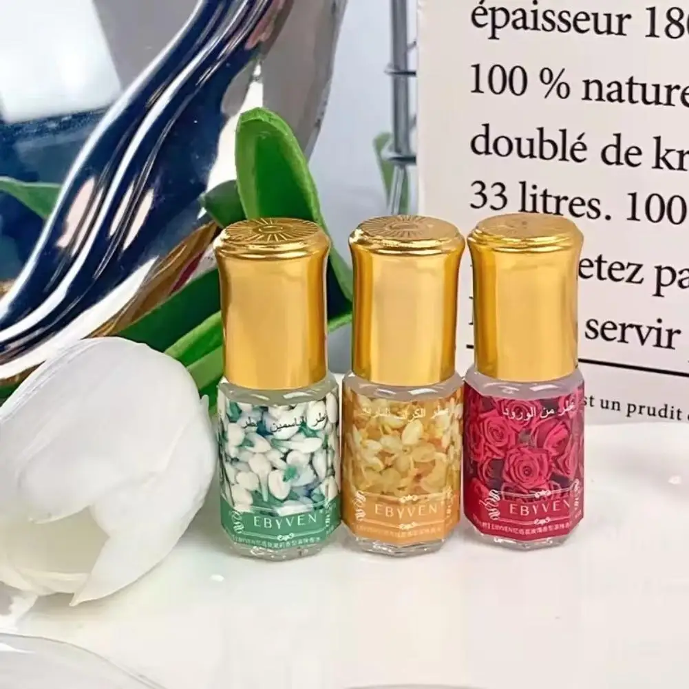 Jasmine Rollerball Perfume Portable Floral Perfume Oil for Purse and Pocket Long Lasting Fragrance for Travel Touch Ups