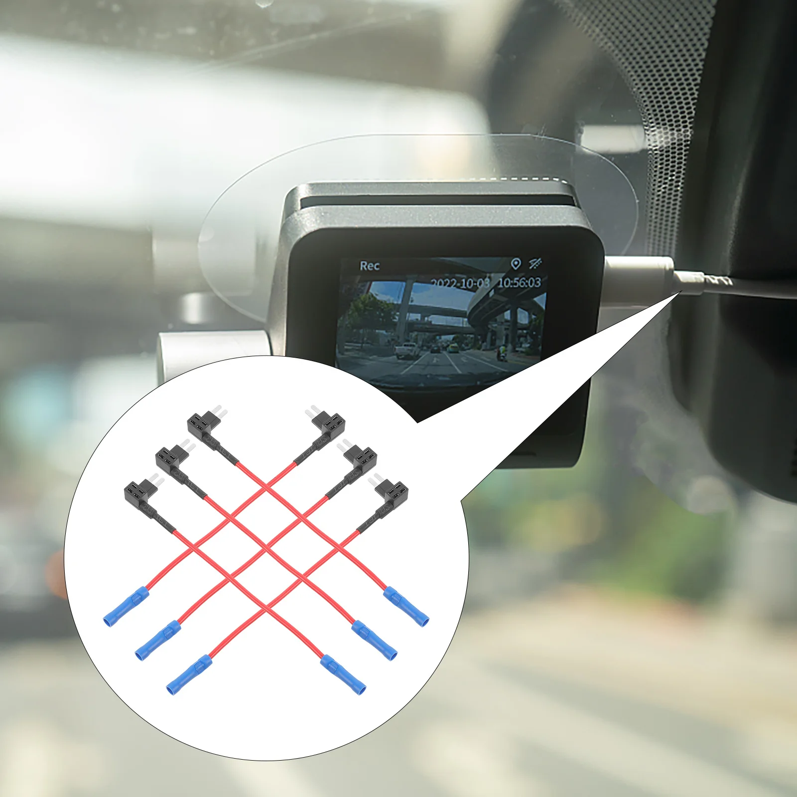 

6Pcs Automotive Fuse Holder Box Heavy Duty Fuse Taps for Reliable in-Line Circuit Protection in Vehicles Hardwire Kit