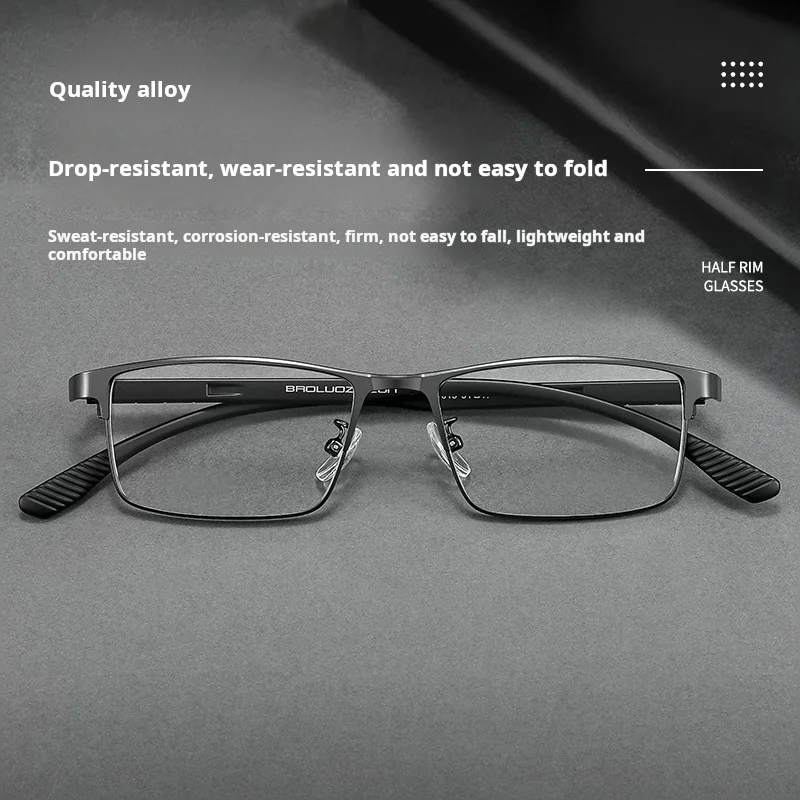 

Lzabella мужские прогрессивные мультифокальные полуоправы для близорукости и дальнозоркости, оптические очки с блокировкой синего света, по рецепту 16