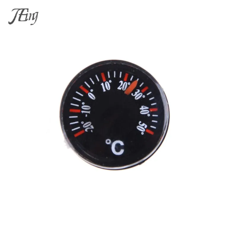 Diameter 20mm Plastic Round Mini Thermometer mini spirit Circular Thermograph