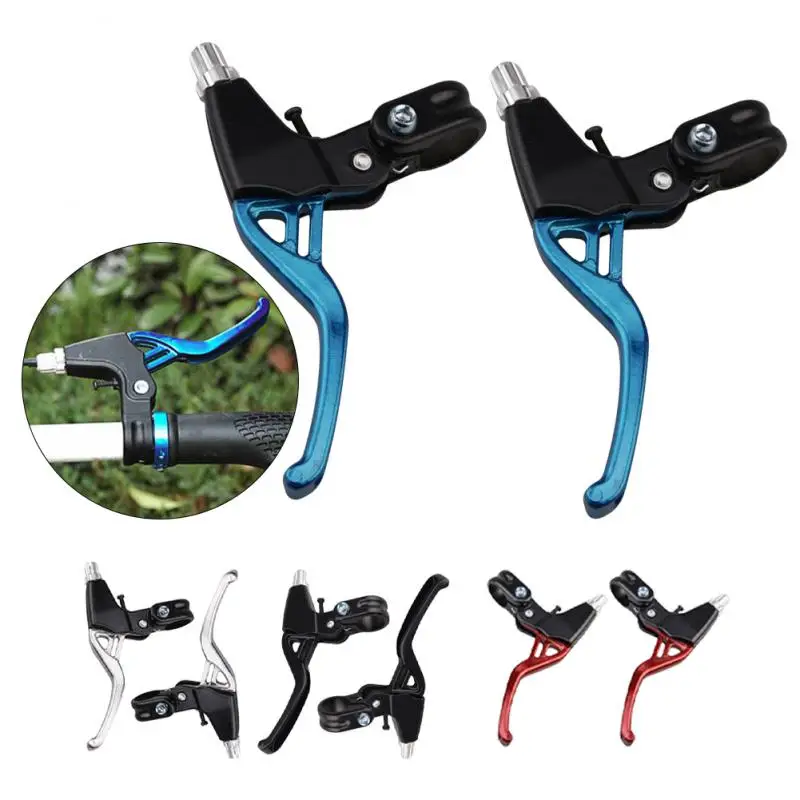 Lightweight ALLOY Brake Levers 2-finger Bike BMX 4 Colours Brake Lever