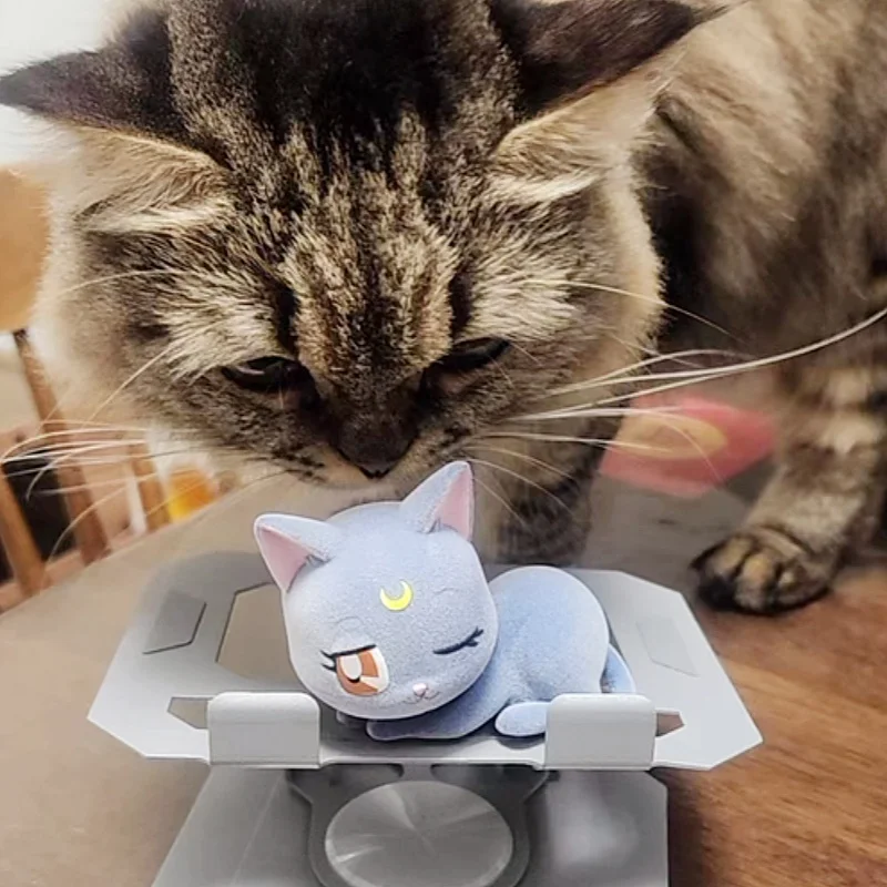 

Фигурка Bandai Qposket Sailor Moon Luna Cat Version B 18385, декоративное украшение для рабочего стола от Banpresto для коллекции аниме
