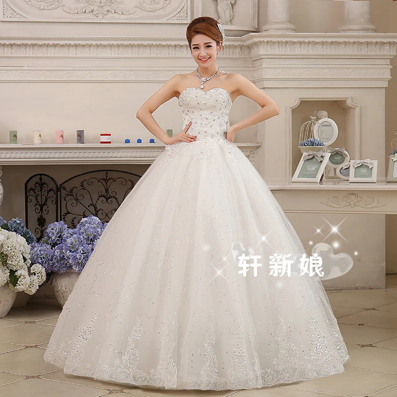 XXN-4321 # فستان الزفاف الدانتيل المطرز على صافي الدانتيل يصل الماس حمالة الكرة ثوب مخصص زائد حجم حزب الجملة رخيصة #5