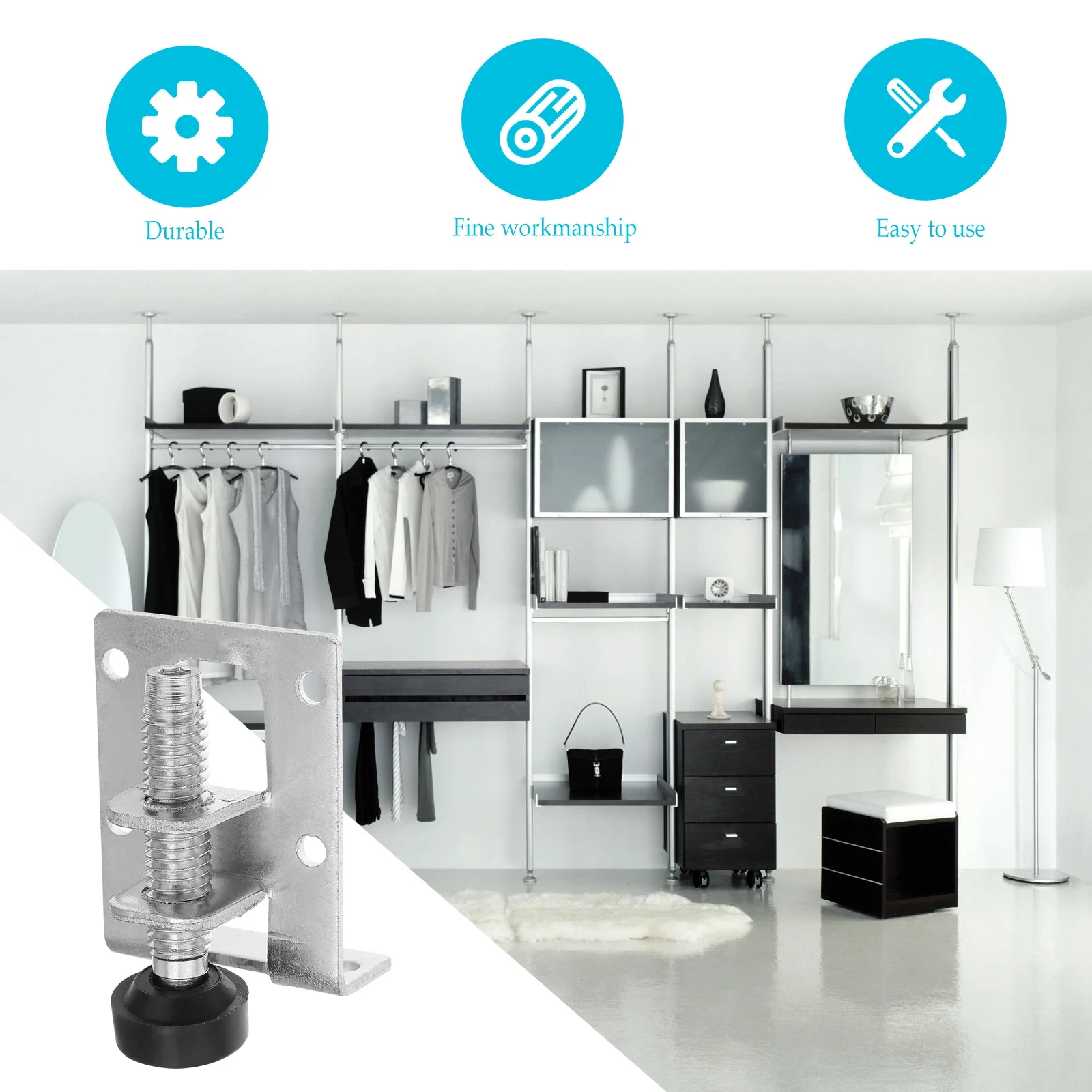 Super Adjust The Foot Pad Dresser Adjustable Leg Leveler Workbench Load Levelers Machine