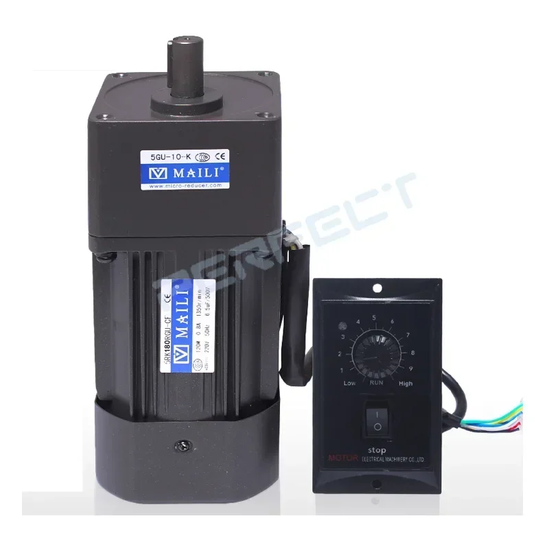 

6RK180GU-CF 220V AC Geared Motors 180W Induction Small Machine 2.7/4.5/6.9/9/12.5/18/22/27/33/45/54/67/90/108/135/180/225/270/45