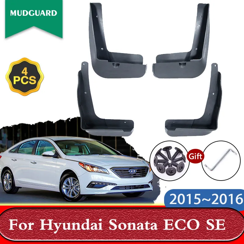 

Mudguards for Hyundai Sonata ECO SE 2015 2016 i45 LF Mudflaps Splash Guards Mud Flaps Front Rear Wheel Fender Car Accessories