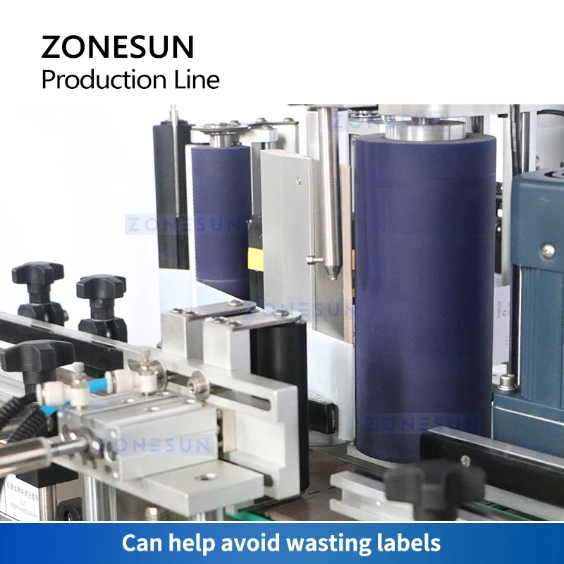 ZONESUN Automatic Liquid Production Line Essential Oil Vial Eyedrops Bottle Filling Capping Labeling Machine ZS-AFCL1