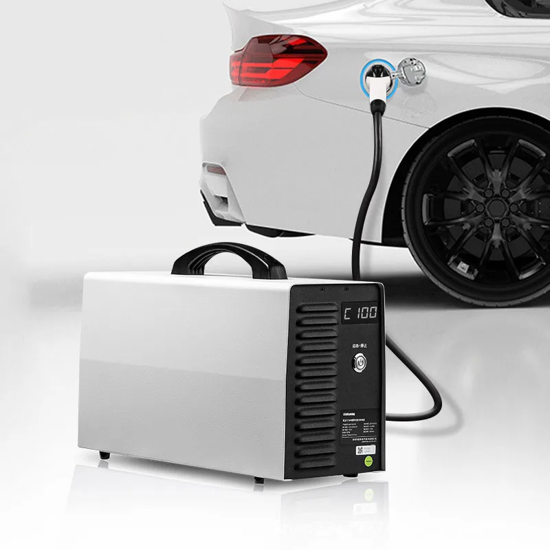 Movable DC 7kw Fast EV Charger 20kw Handheld Type Portable  GBT CCS Plug    Vehicle    Station