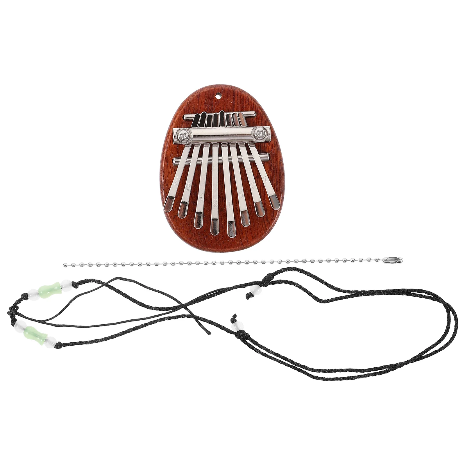 

Mini Cabalin 8 Keys Kalimba Musical Instrument Toys for Beginners Instruments Portable Thumb Piano