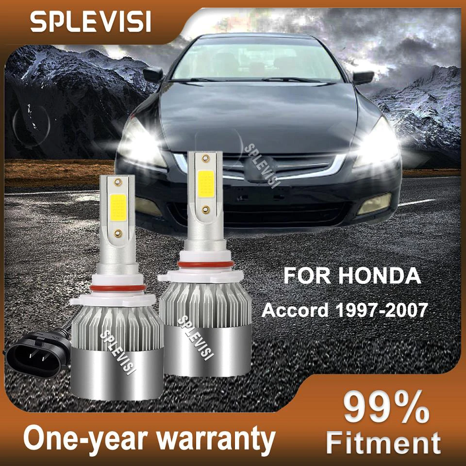 

2x LED Headlight Low Beam Bulbs White Kit 9006 HB4 For Honda Accord 1997 1998 1999 2000 2001 2002 2003 2004 2005 2006 2007