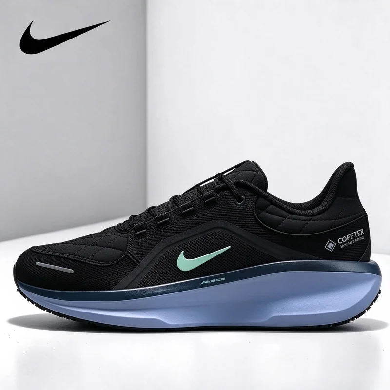 Nike Winflo 11 GTX men's breathable, comfortable, versatile black leather low-sole sports shoes, model FQ135.
