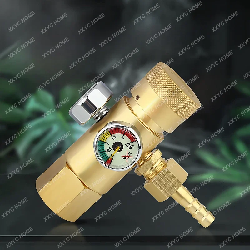 All copper pressure reducing valve pressure gauge propane acetylene gauge gas tank joint energy-saving dual gauge