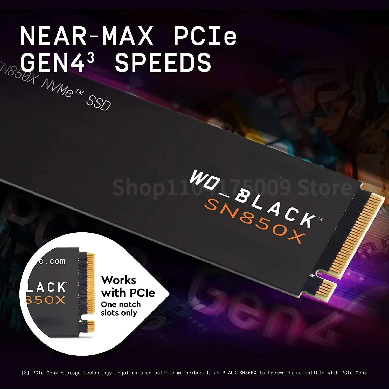 original SN850X 1TB 2TB 4TB NVMe Internal Solid State Drive Gen4 PCIe M.2 2280 up to 7300MB/s for Desktop and Laptop PS5 Black