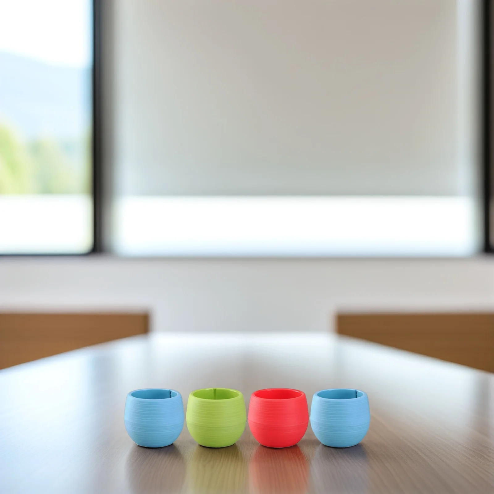 

15 шт. пластиковые сочные горшки, разноцветные круглые цветочные горшки для внутреннего сада, настольные офисные домашние растения, принадлежности для полива