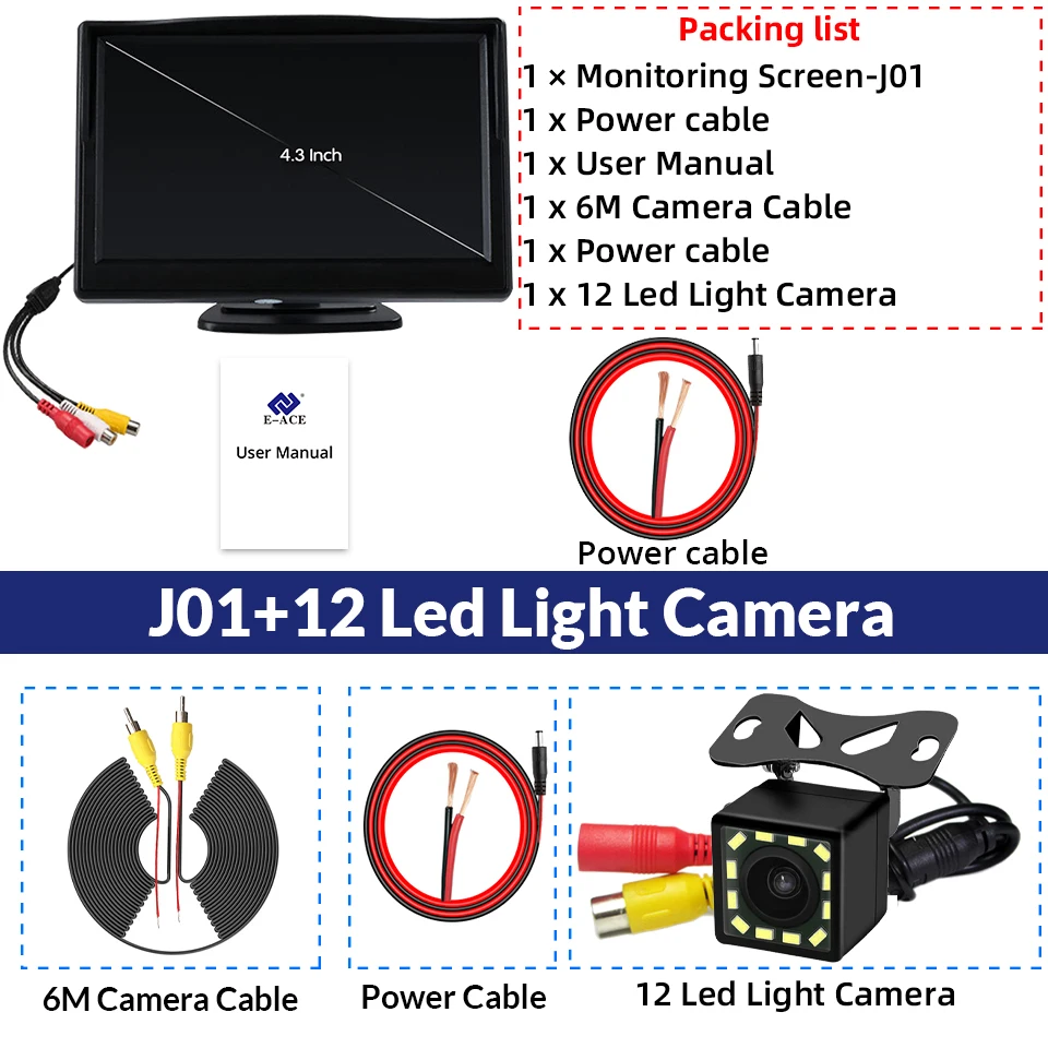 J01-12 Led Camera