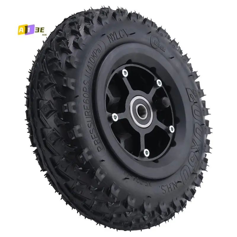 

A03E-Rear Wheel 8 Inch 200X50 Pneumatic Tires For Electric Skateboard Damping Cross Country Skateboard Tubeless Tyre Parts