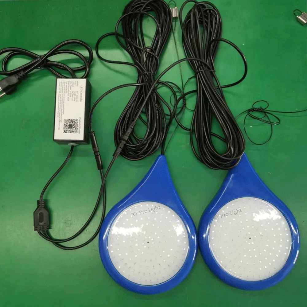 25W RGB Underwater Lights IP67 Magnetic Suction Swimming Pool Light 10M Mobile APP Control No Punching Install LED Pool Lamp