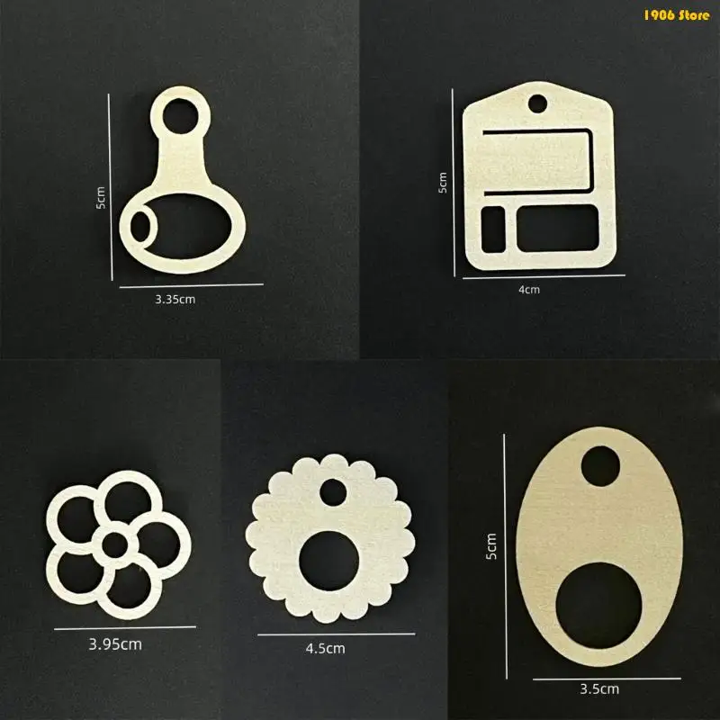 

U1JB 100 PCS Деревянная нить падает.