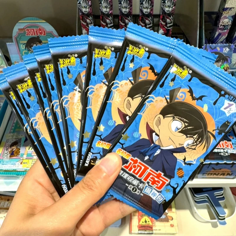 

Original Genuine KAYOU Detective Conan Card Name Reasoning Reveal Package Halloween Theme Kuroba Kaito Collection Anime Cards