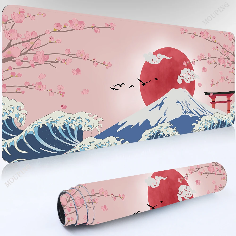 

Mousepad Pink Setup Gamer Accessories Pad on The Table Anime Mouse Mats Art Table Desk Mat Pc Gaming Keyboard Pad Rug Deskmat