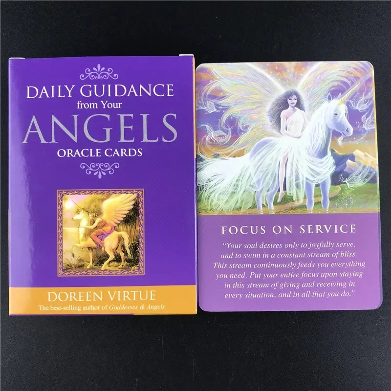 Hot selling Full English playing cards For party games daily guidance from your angels oracle Tarot cards Board games