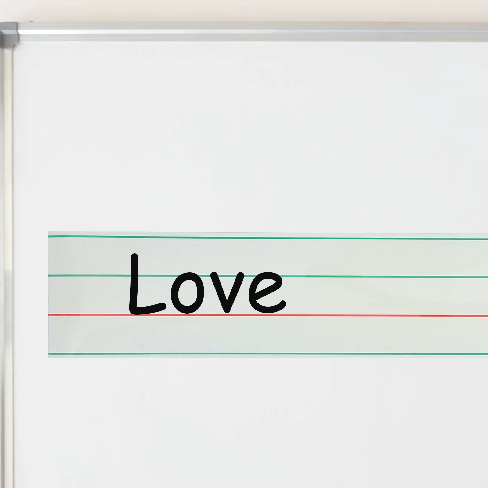 

Magnetic Whiteboard Stickers Dry Erase Red Grid Sentence Strips Fridge Board Reusable Classroom Tool Home Office
