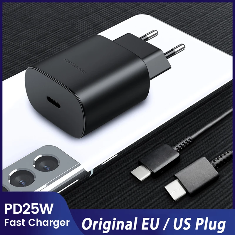 

OLAF PD 20W USB Type C Charger for Samsung Galaxy S22 S21 Note 20 10 A90 USB-C Charger Fast Charging with USB C to Type C Cable