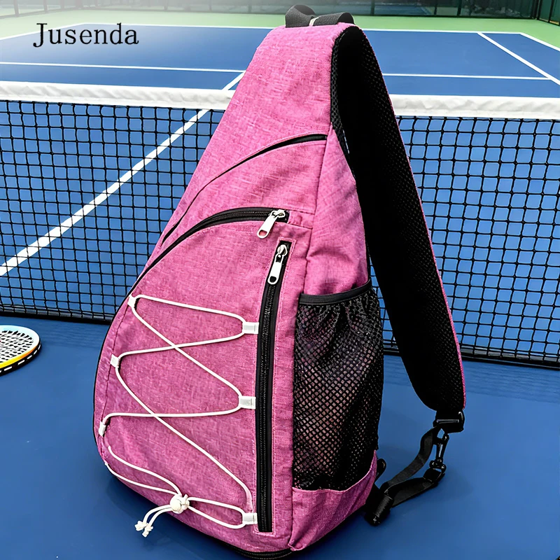 2025 New Padel Tennis Pickleball Backpack Women Adjustable Crossbody Lightweight Paddle Bag with Multiple Compartments