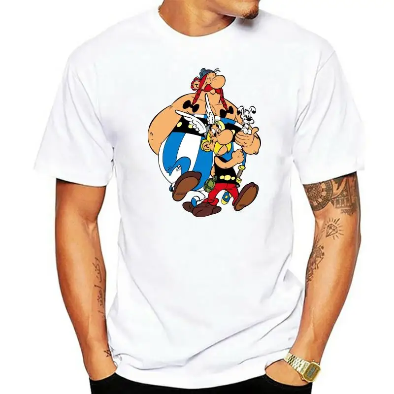 3d print Popular Boy Comfortable T-shirt Casual Men Great Design Asterix  Obelix Tee Shirts