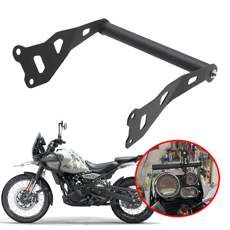 

Motorcycle Accessories Mobile Phone GPS Navigation Plate Bracket Windshield Stand Holder For Royal Enfield Himalayan 2016-2022