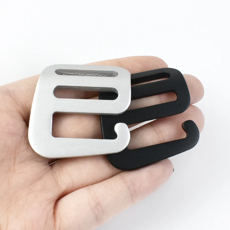 

5-20Pcs 20/25mm Bag Strap Adjust G Hook Metal Tri-glide Slider Clasp Dog Collar Connect Buckle Clothes Webbing Buckles Accessory