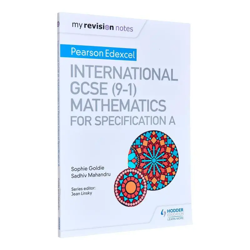 

Заметки My Revision International GCSE 91, математика для Pearson Edexcel, спецификация A Goldie Sophie 9781510446922