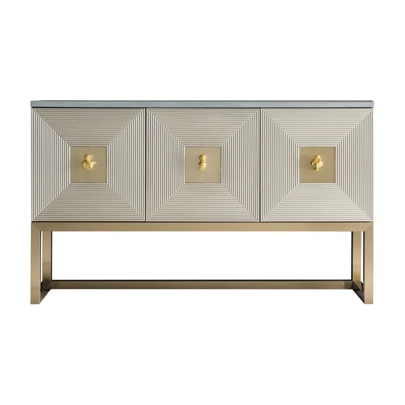 

American light luxury entrance modern simple living room against the wall dining side cabinet foyer decorative cabinet