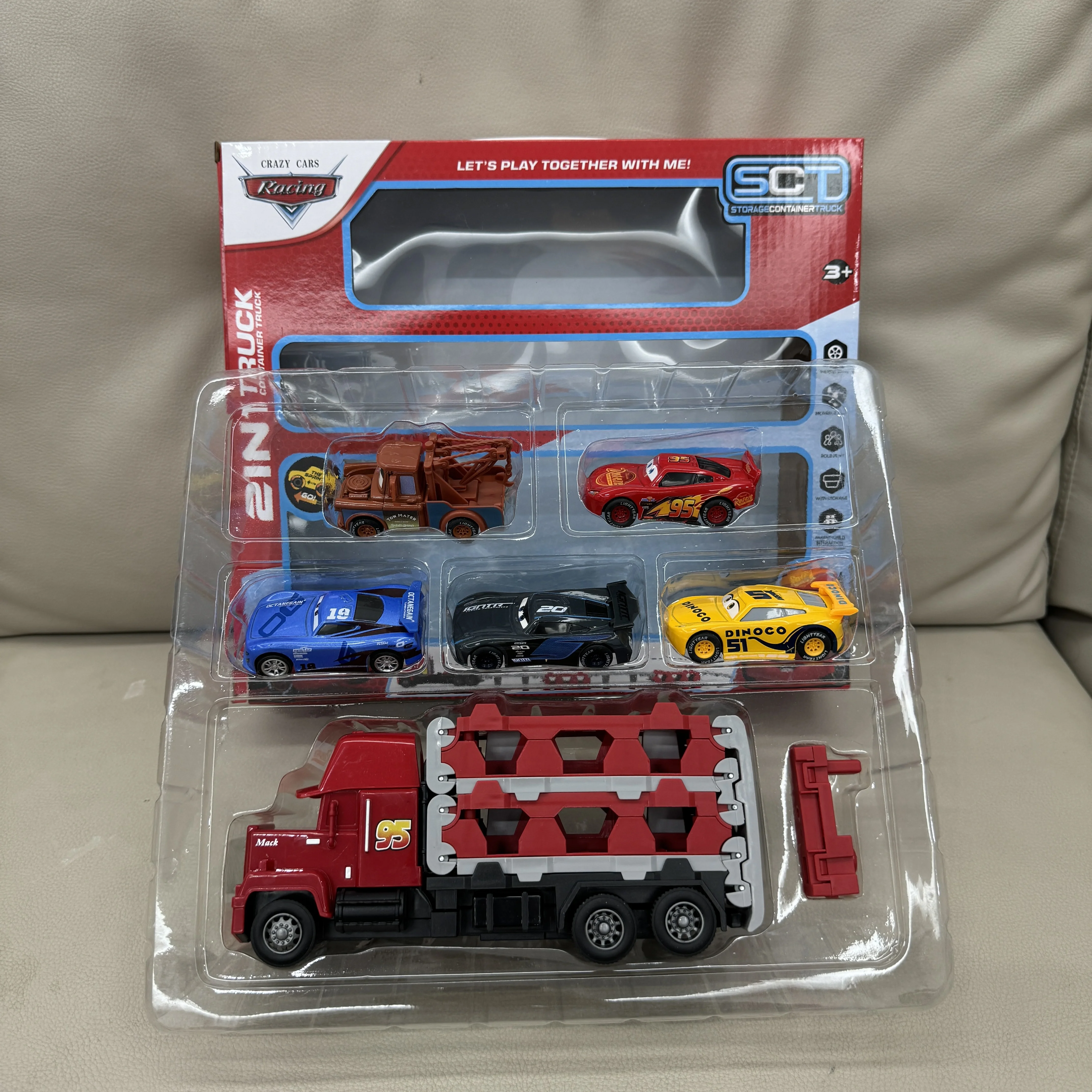 

Металлическая модель автомобиля Disney Pixar Toy Story: Болид Лайтнионг Маккейн, Джексон Сторм, Мак, дядя Трак — коллекционная игрушка для детей, подарок