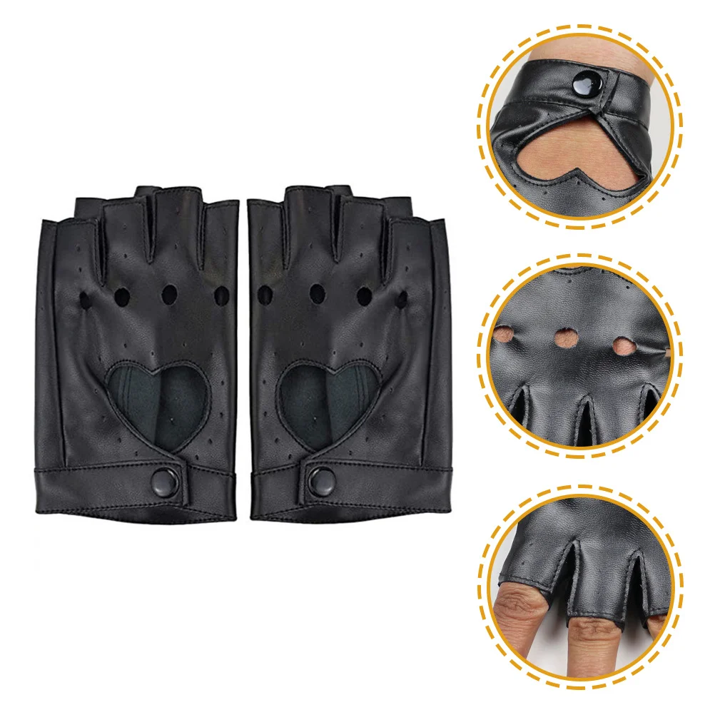 

1pcs 1 Pair Women Fingerless Gloves Black Fashion Sexy Design For Dance Party Club Wear Cosplay Functional Accessory