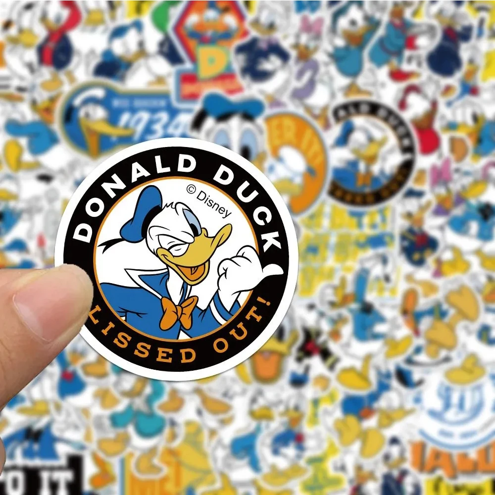 10/30/50pcs Disney Cute Cartoon Donald Duck Graffiti Stickers Laptop Phone Scrapbook Diary Luggage Stationery Sticker Kid Toy