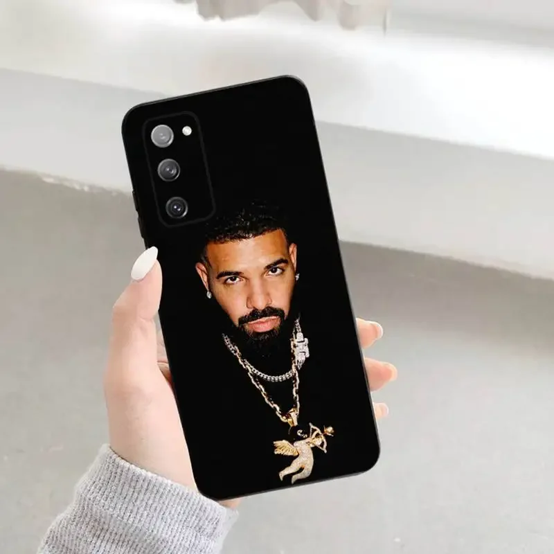 Rapper D-Drake Phone Case For Samsung S23,22,21FE 20,10lite 9,8,5plus 6,7edge Note20,20ultra Black Silicone