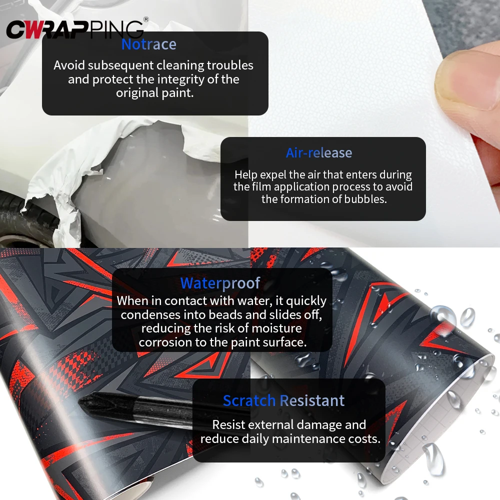 Adhesive Vinyl Paper for Car W - огляд і ціна Full Cover Adhesive
