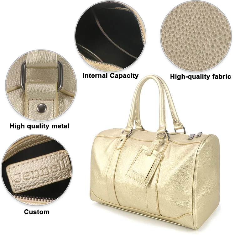 Women Weekender Bag Large Capacity Pebbled PU Leather Travel Duffle Bag Ladies Overnight Carry On Handbag Casual Boston Tote